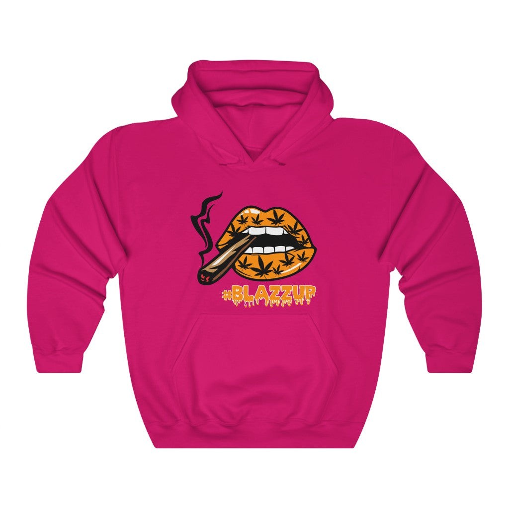 Orange #Blazzup  ™ Hooded Sweatshirt