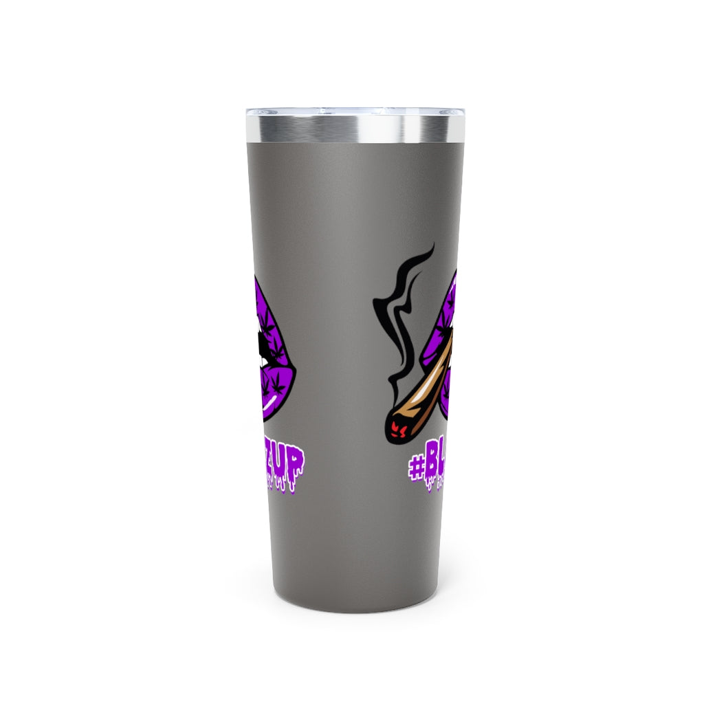 #BLAZZUP Purple Spooky Drip Copper Vacuum Insulated Tumbler, 22oz