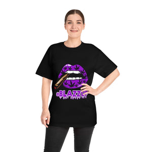 Purple #blazzup Unisex Hammer™ T-shirt