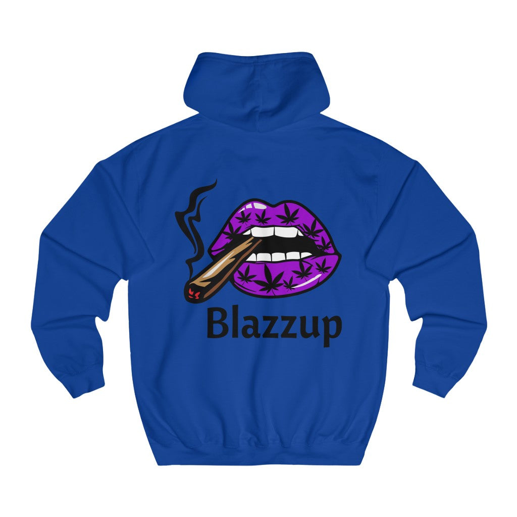 Blazzup Classic Print  Unisex College Hoodie