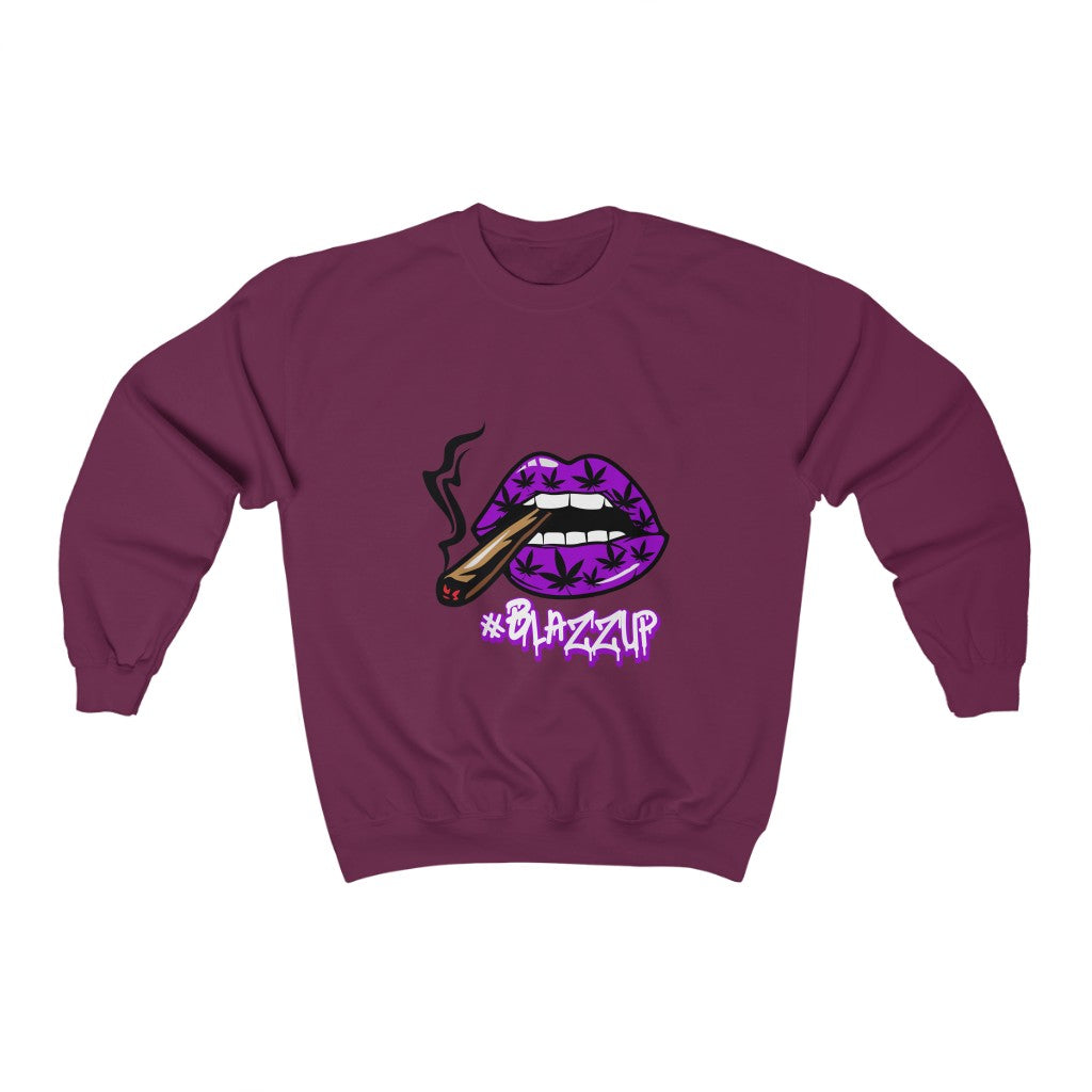 #Blazzup Purple Unisex Heavy Blend™ Crewneck Sweatshirt