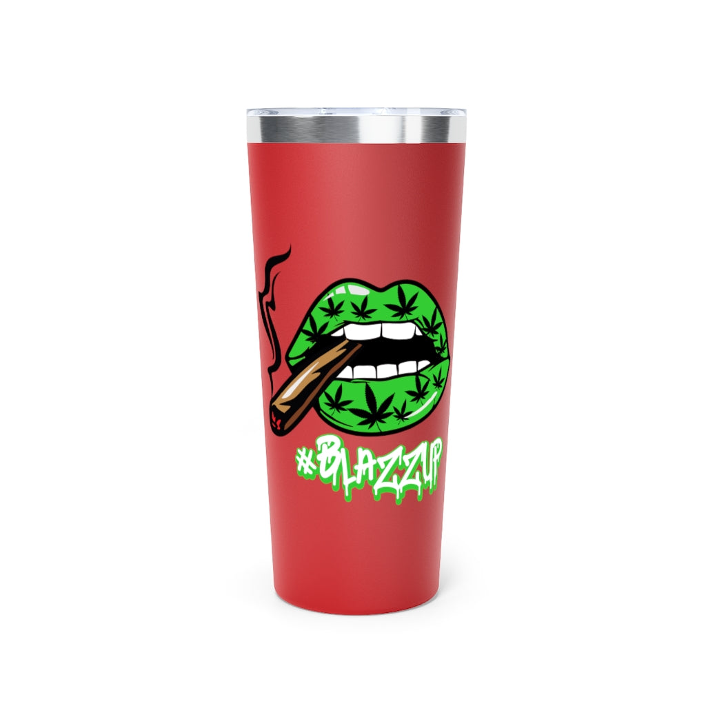 Green #Blazzup Classy Drip  Copper Vacuum Insulated Tumbler, 22oz