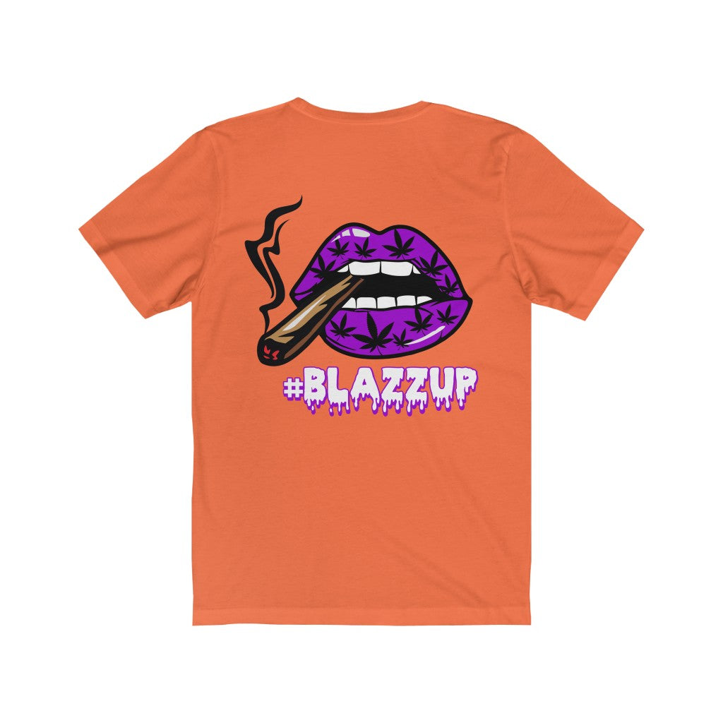 #Blazzup Spooky Drip White letters Unisex Jersey Short Sleeve Tee