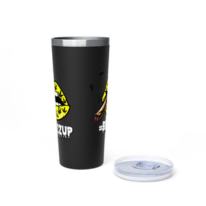 Yellow #Blazzup Copper Vacuum Insulated Tumbler, 22oz