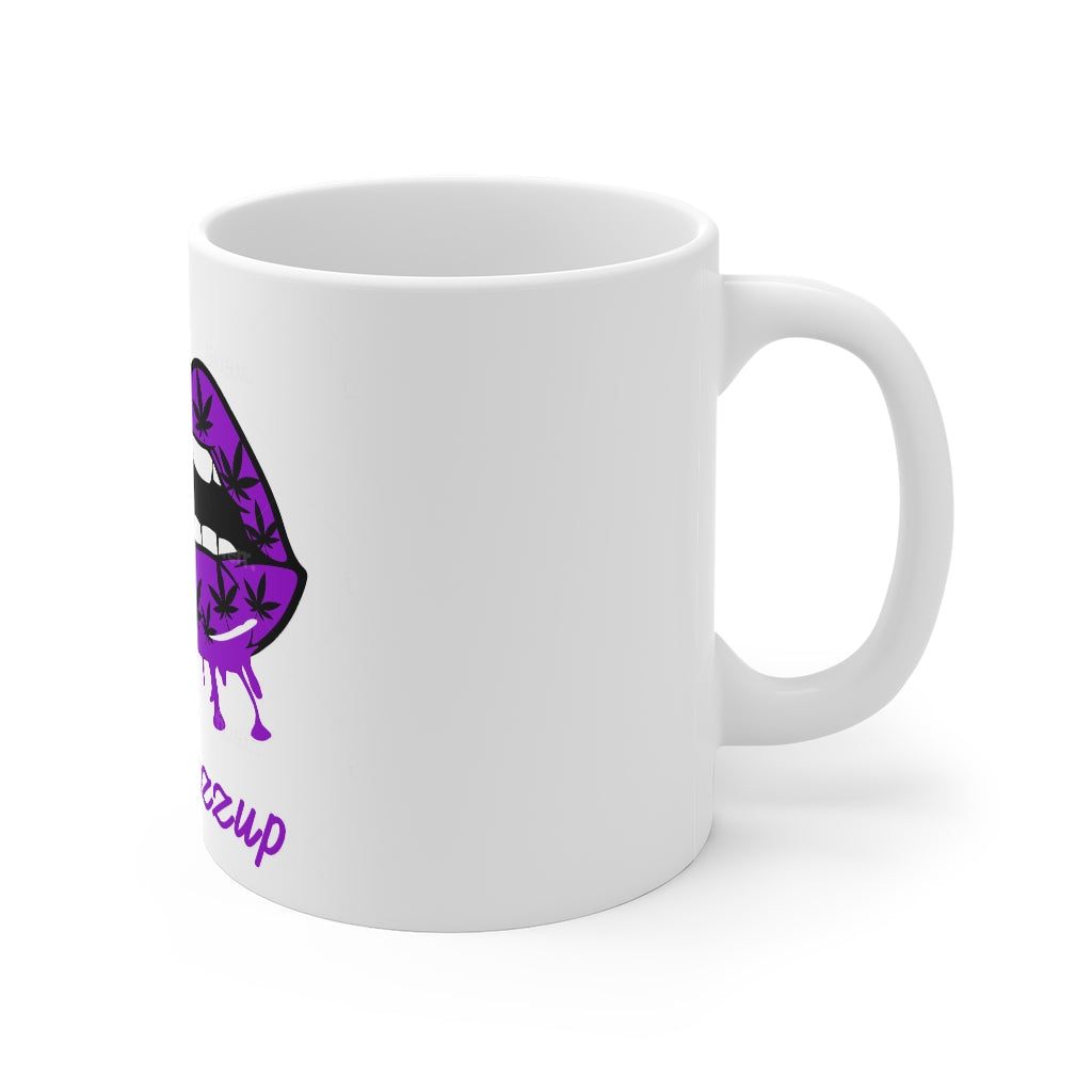 Purple #Blazzup Bestie's UGLY Drip  11oz White Mug