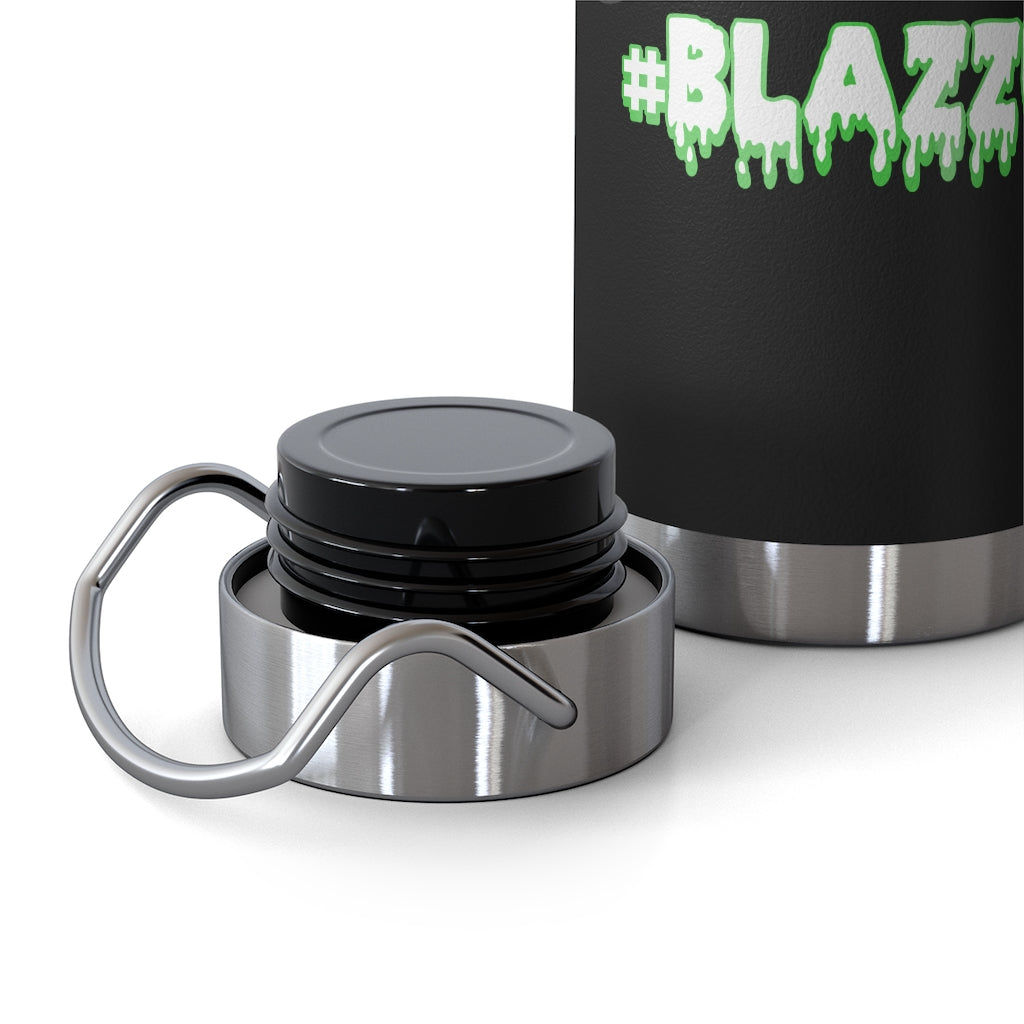 #Blazzup Spooky Drip green/white 22oz Vacuum Insulated Bottle