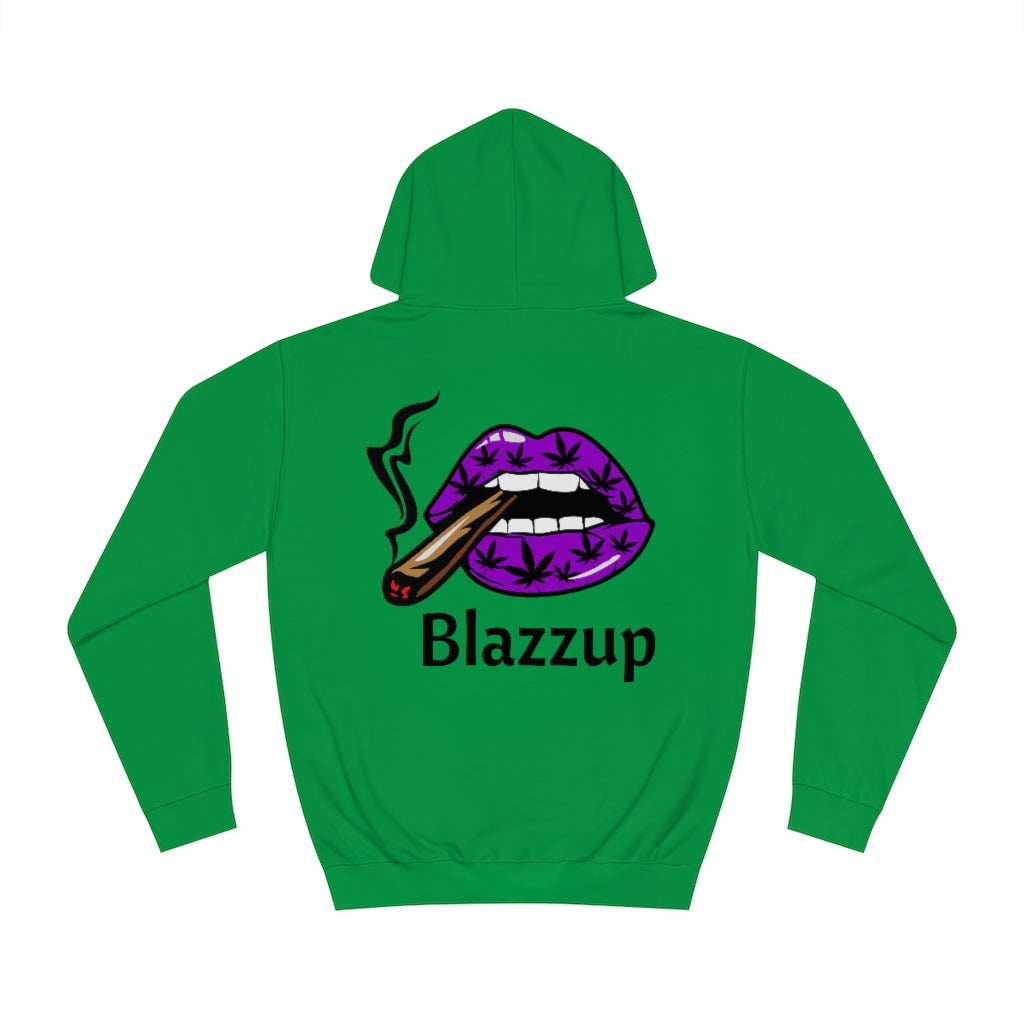 Blazzup Classic Print  Unisex College Hoodie