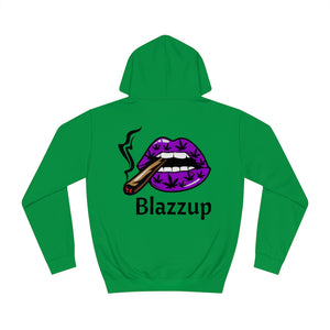 Blazzup Classic Print  Unisex College Hoodie