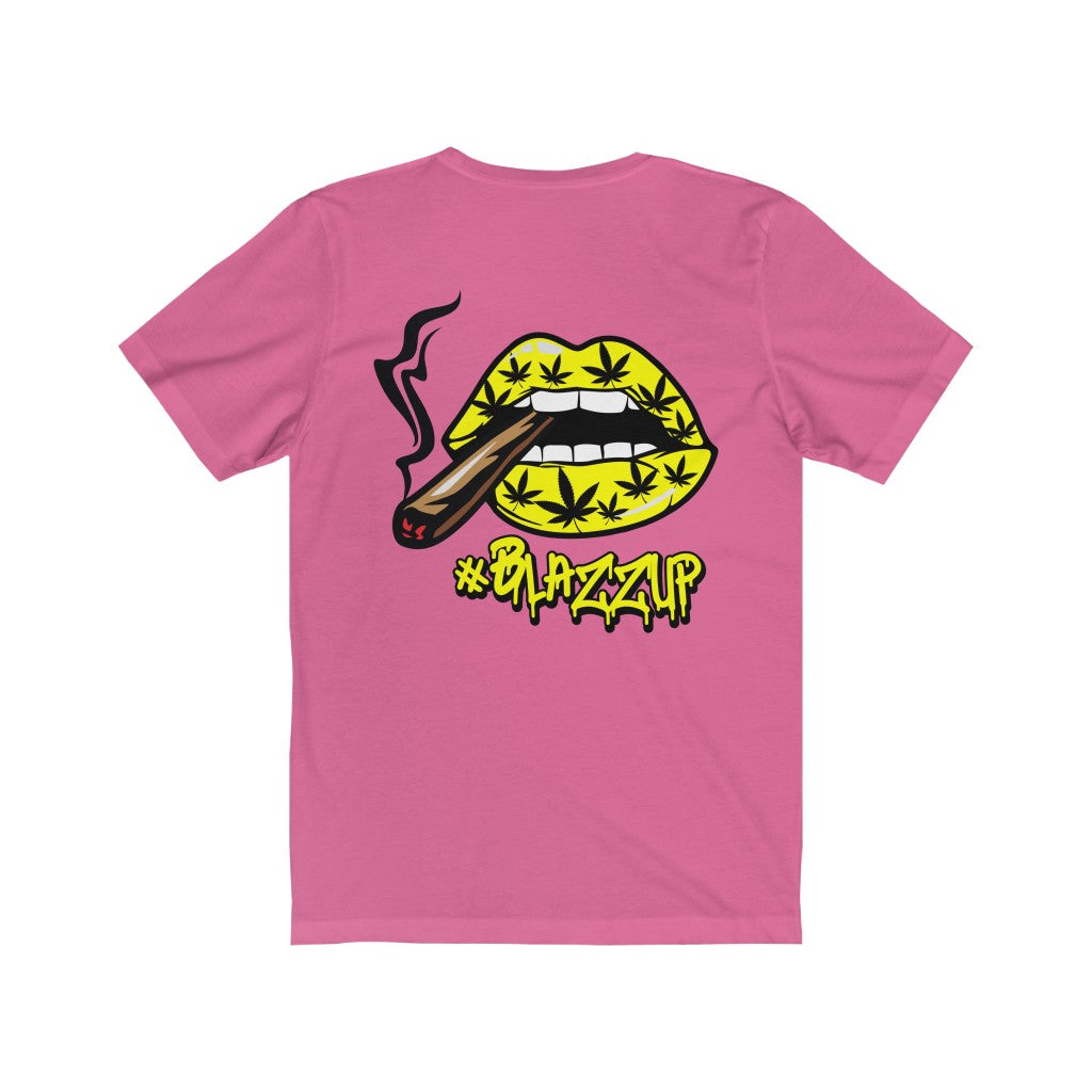 Yellow #Blazzup Classy drip Unisex Jersey Short Sleeve Tee