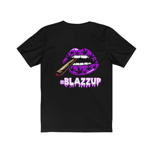 #Blazzup Spooky Drip White letters Unisex Jersey Short Sleeve Tee