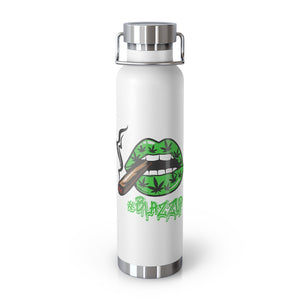 #Blazzup Classic Drip  Green 22oz Vacuum Insulated Bottle