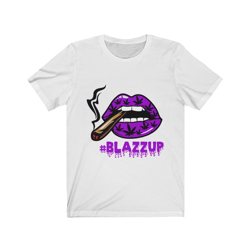 Purple #Blazzup spooky Drip Unisex Jersey Short Sleeve Tee