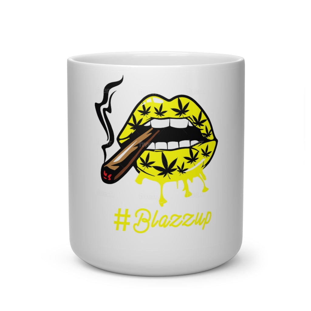 #Blazzup Yellow Bestie's Ugly Drip   Heart Shape Mug