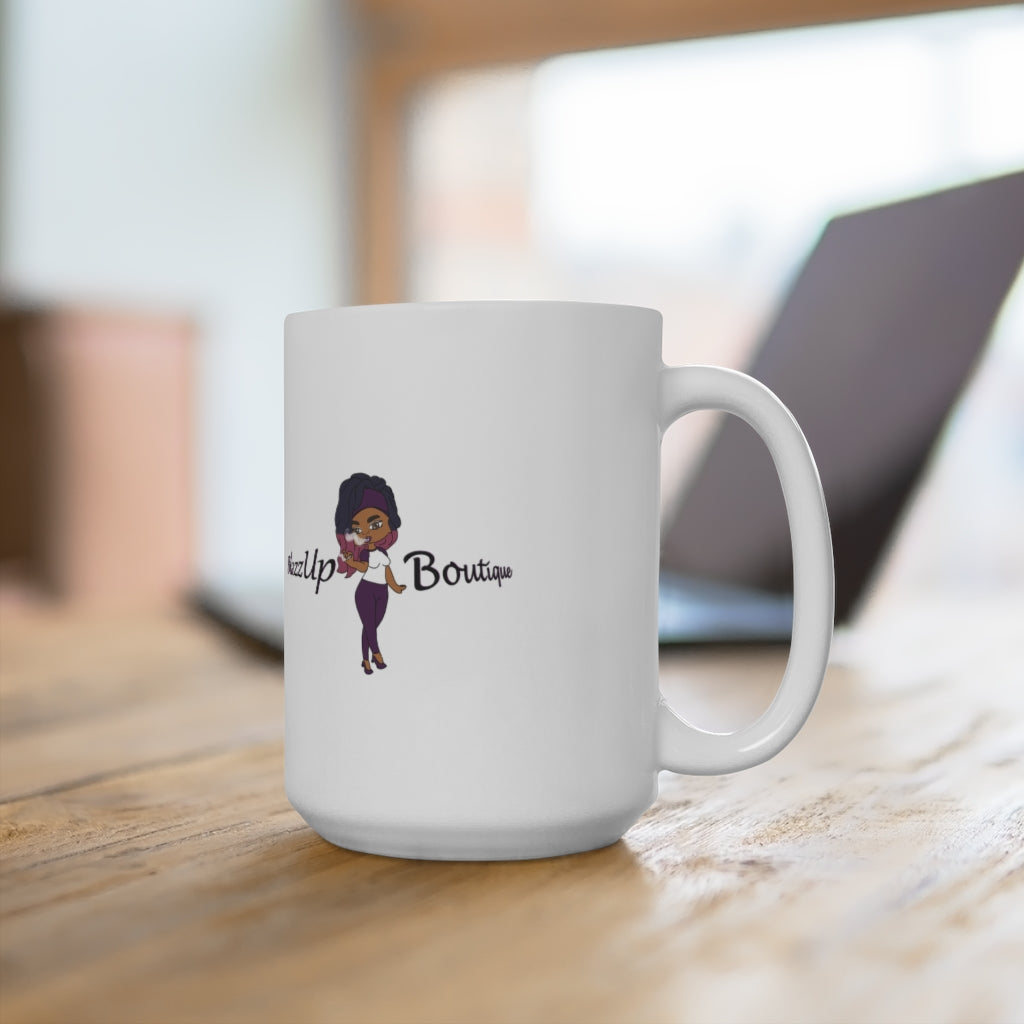 Indica Girl Purple Ceramic Mug 15oz