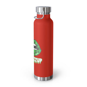 #Blazzup Spooky Drip green/white 22oz Vacuum Insulated Bottle