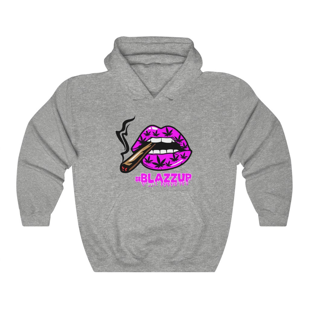 Pink #Blazzup  Hooded Sweatshirt