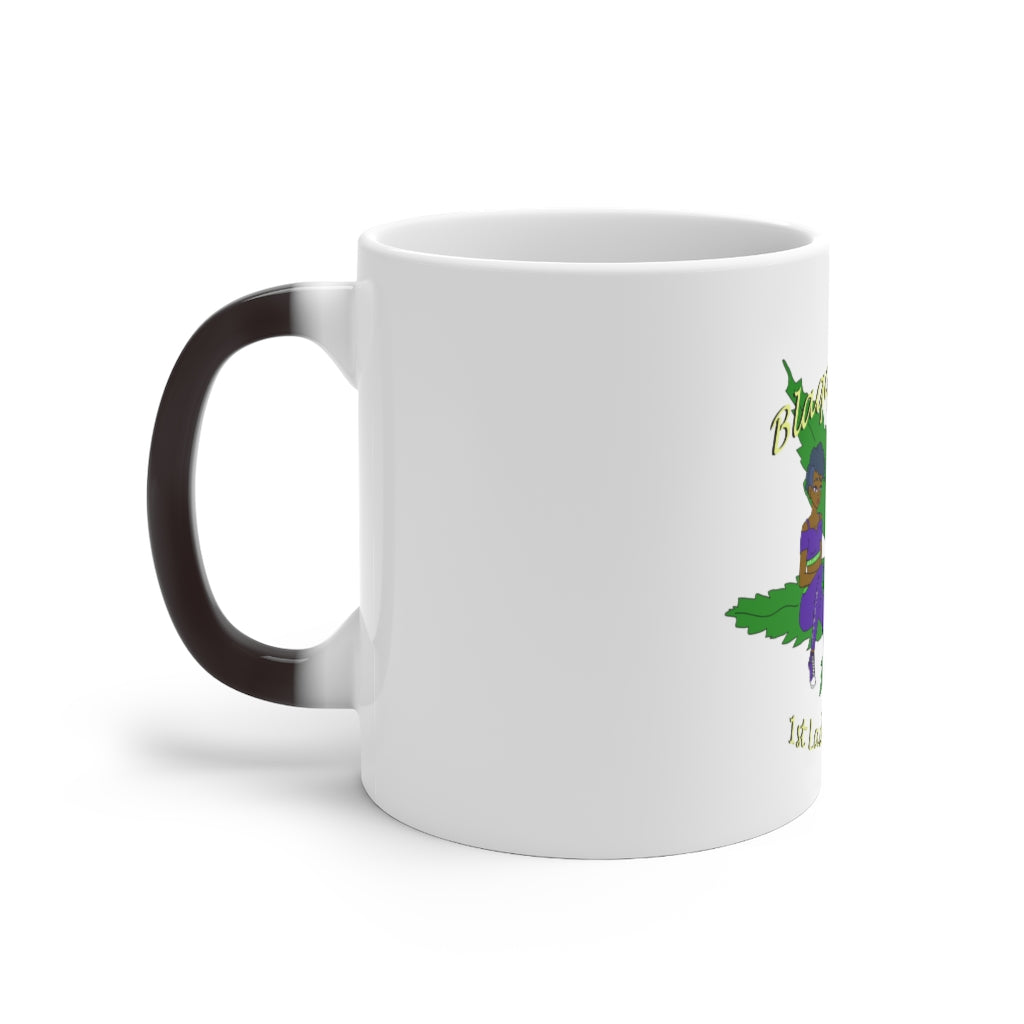 1st Ladies Of Cannabis Green leaf Color Changing Mug