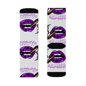 #Blazzup Purple Sublimation Socks