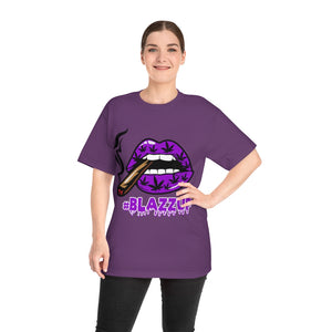 Purple #blazzup Unisex Hammer™ T-shirt