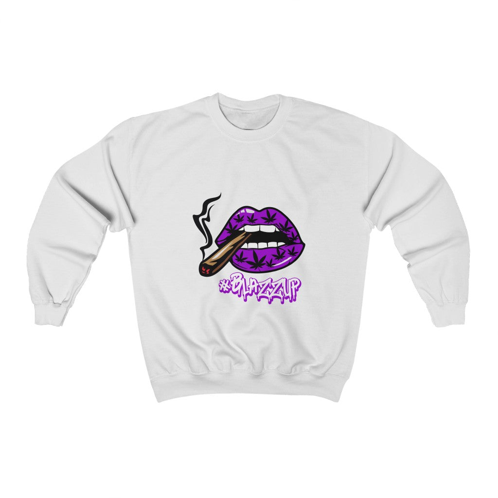 #Blazzup Purple Unisex Heavy Blend™ Crewneck Sweatshirt