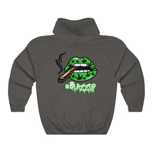 #Blazzup Green Classy Drip white letters  Unisex Heavy Blend™ Hooded Sweatshirt