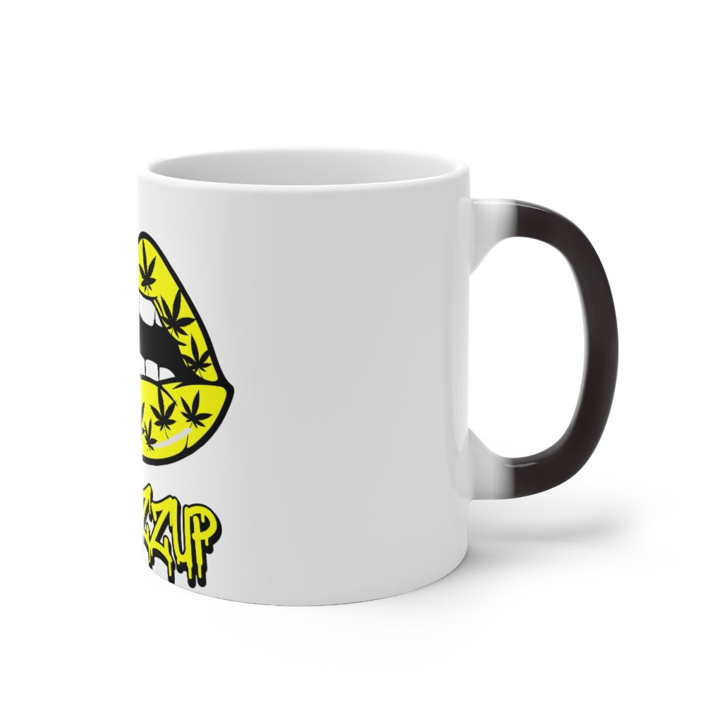 Yellow #BlazzupClassy Drip  Wake And Bake Coffee Mug