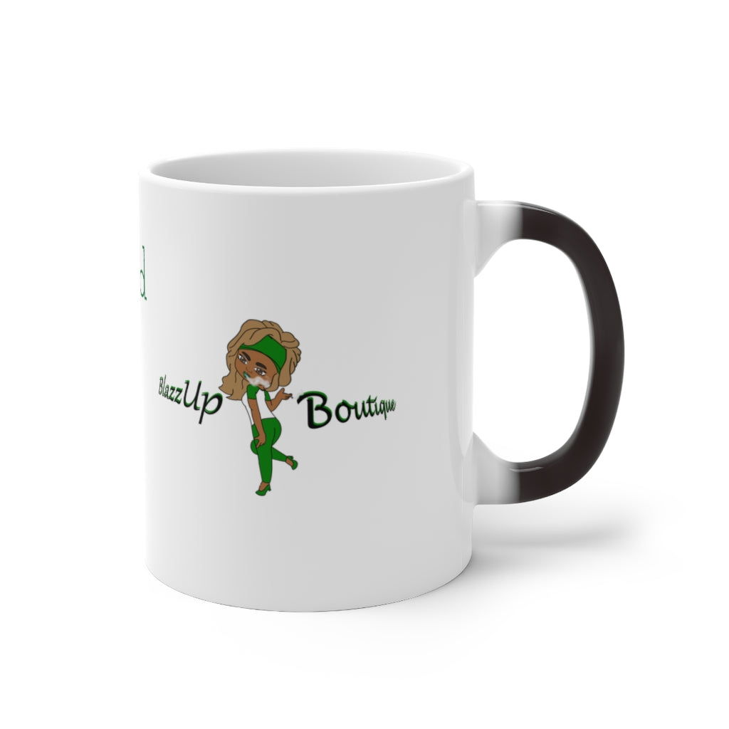 Green Hybrid Girl  Color Changing Mug