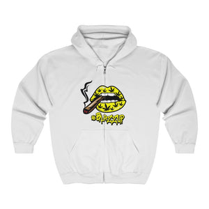 #BlazzUP Classy Drip Yellow  Unisex Heavy Blend™ Full Zip Hooded Sweatshirt