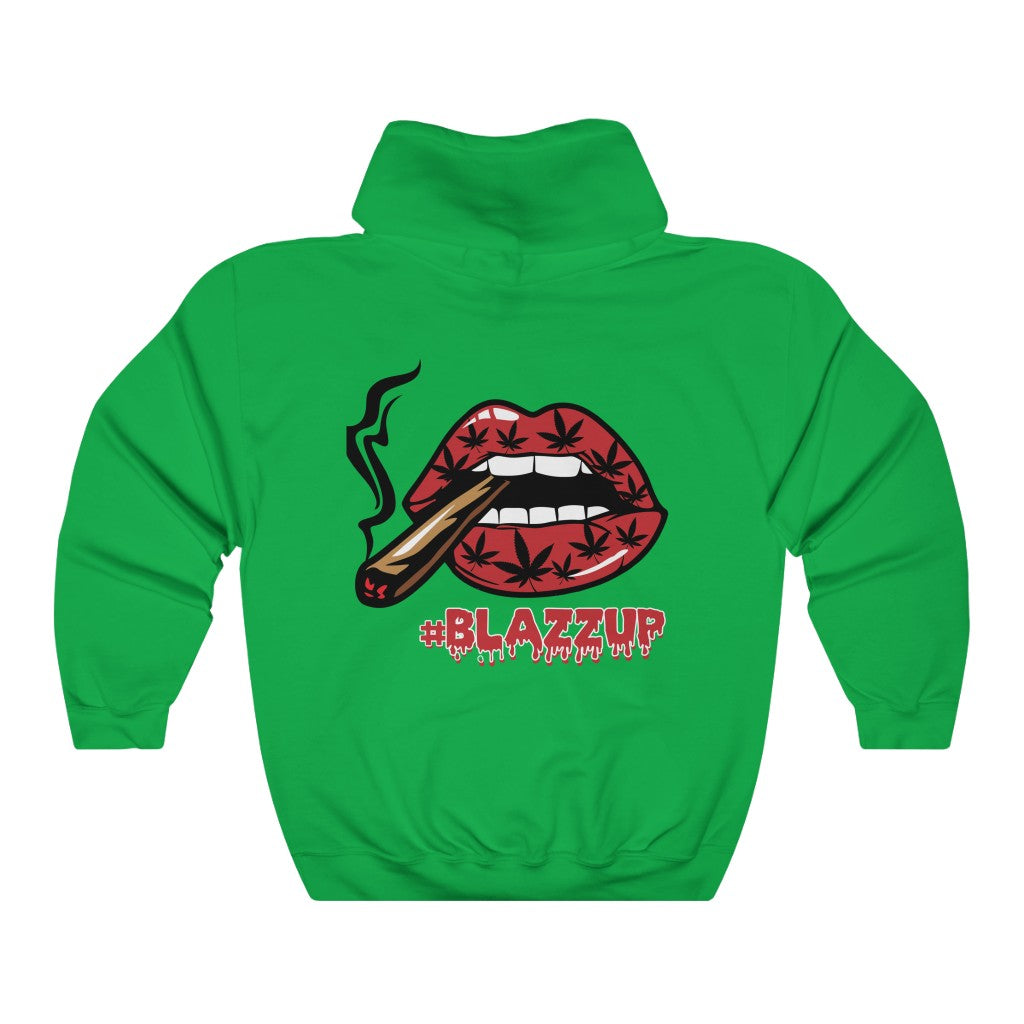 Red #Blazzup™ Hooded Sweatshirt