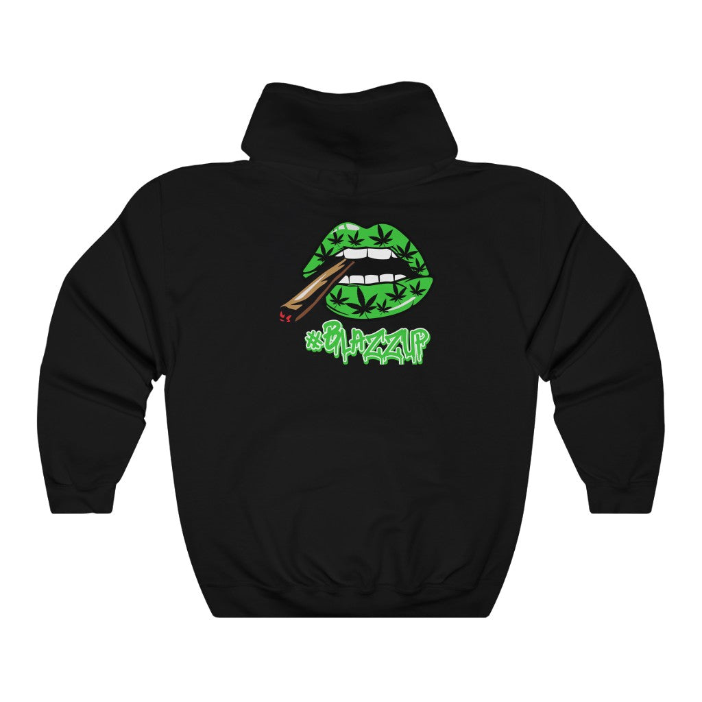 Classy Drip Green #Blazzup Unisex Heavy Blend™ Hooded Sweatshirt