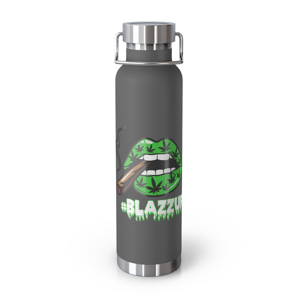 #Blazzup Spooky Drip green/white 22oz Vacuum Insulated Bottle