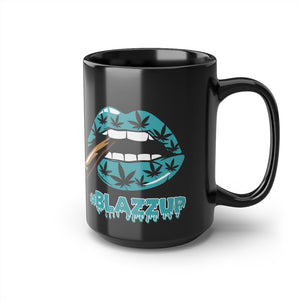 Turquoise/Black #Blazzup Mug