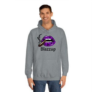 Blazzup Classic Print  Unisex College Hoodie