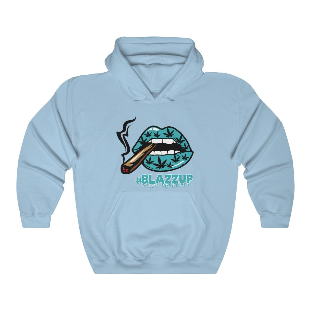 Turquoise #Blazzup™ Hooded Sweatshirt