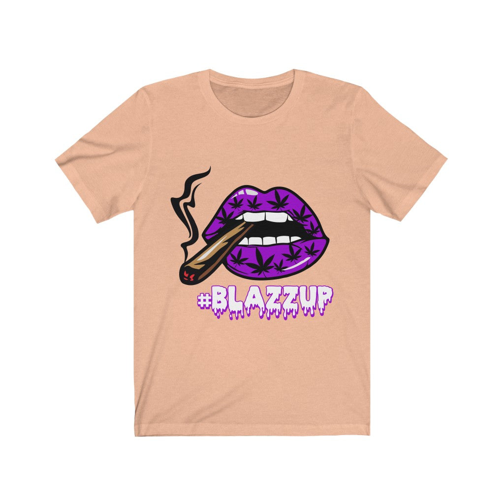 #Blazzup Spooky Drip White letters Unisex Jersey Short Sleeve Tee