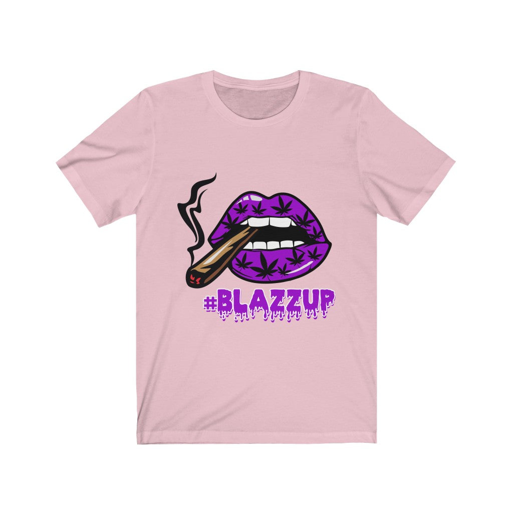 Purple #Blazzup spooky Drip Unisex Jersey Short Sleeve Tee