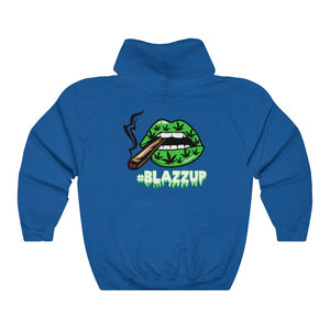 #Blazzup Green Spooky Drip Male Heavy Blend™ Hooded Sweatshirt