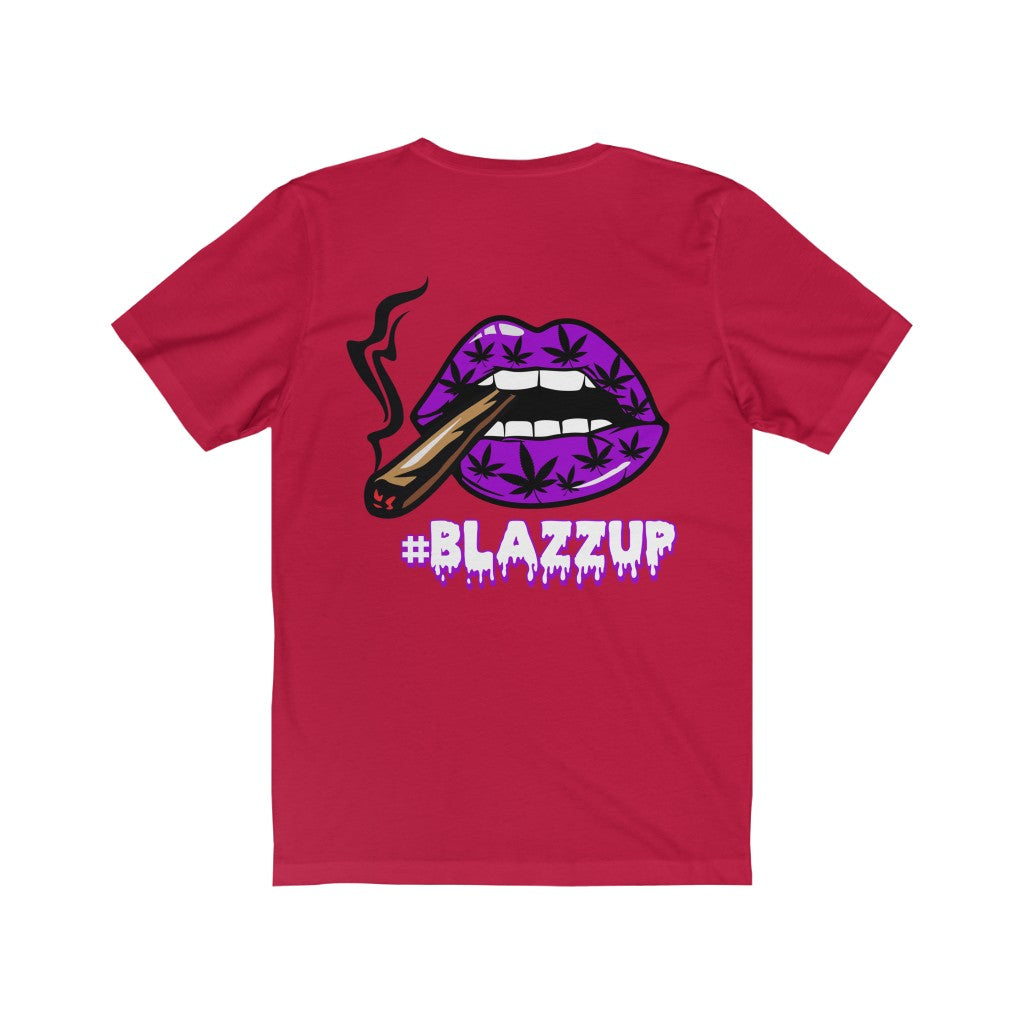 #Blazzup Spooky Drip White letters Unisex Jersey Short Sleeve Tee