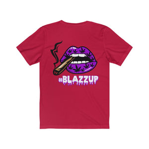 #Blazzup Spooky Drip White letters Unisex Jersey Short Sleeve Tee
