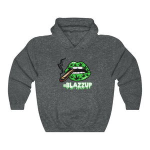 #Blazzup Green Spooky Drip Male Heavy Blend™ Hooded Sweatshirt