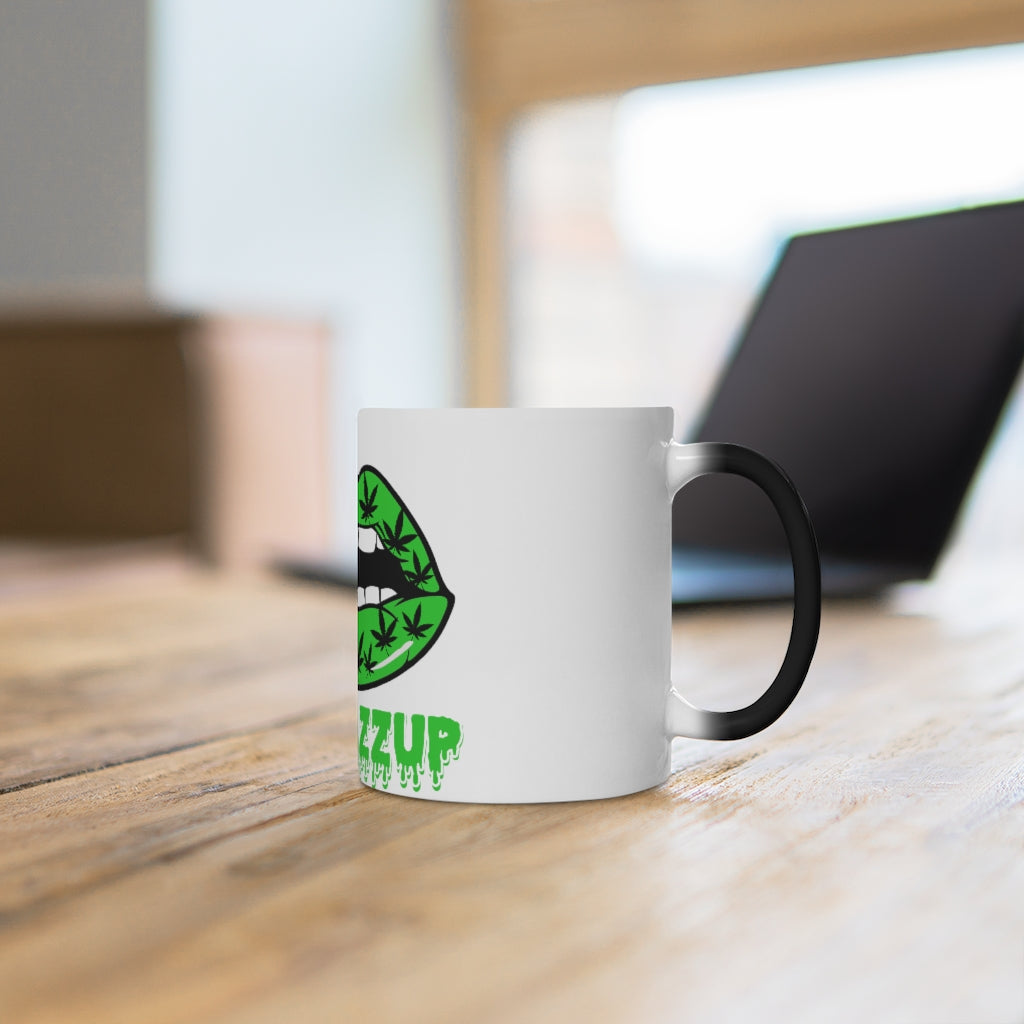 Green #Blazzup Spooky Drip Color Changing Mug