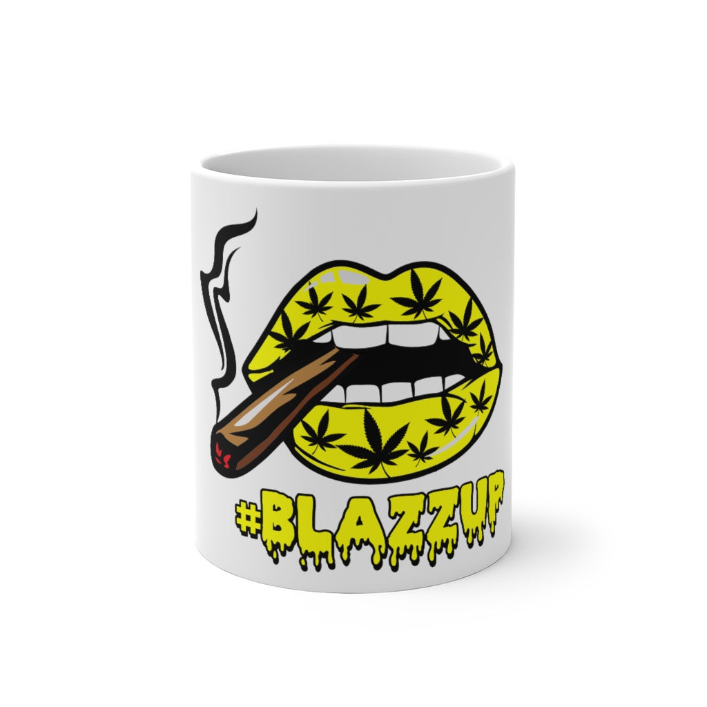 #Blazzup Yellow Spooky Drip Color Changing Mug