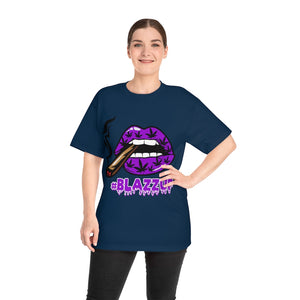 Purple #blazzup Unisex Hammer™ T-shirt