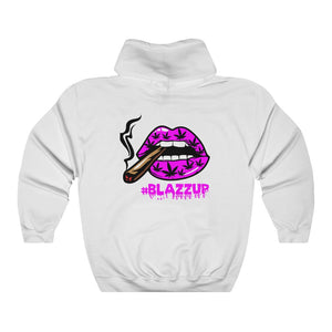 Pink #Blazzup  Hooded Sweatshirt