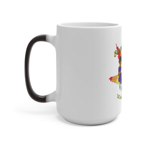 1st Ladies Of Cannabis Rainbow leaf Color Changing Mug