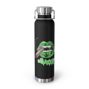 #Blazzup Classic Drip  Green 22oz Vacuum Insulated Bottle