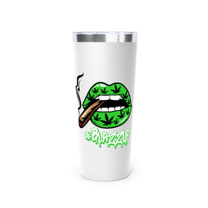 Green #Blazzup Classy Drip  Copper Vacuum Insulated Tumbler, 22oz