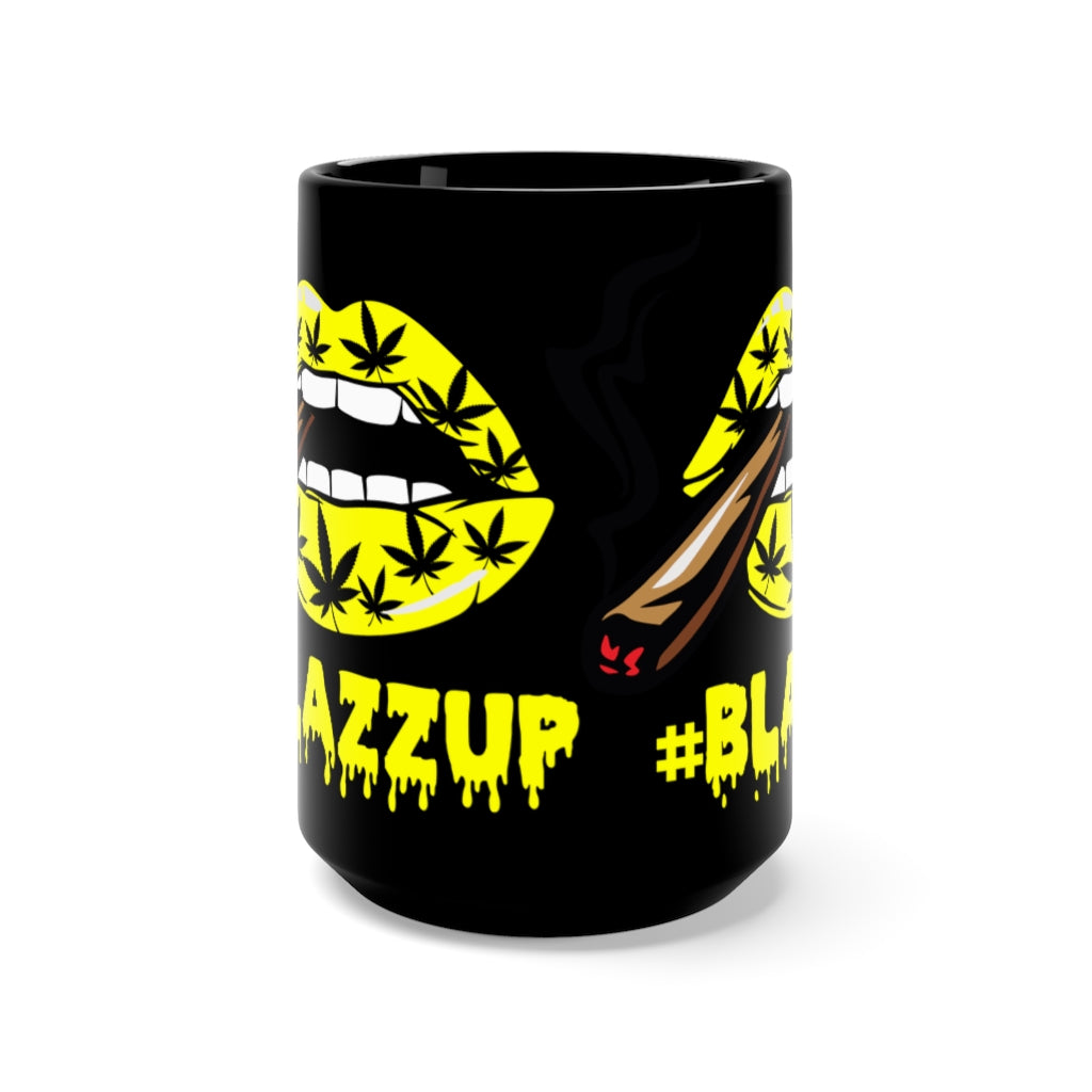 #Blazzup Yellow Spooky Drip  Mug 15oz