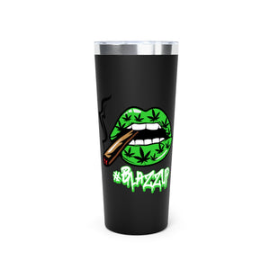 Green #Blazzup Classy Drip  Copper Vacuum Insulated Tumbler, 22oz