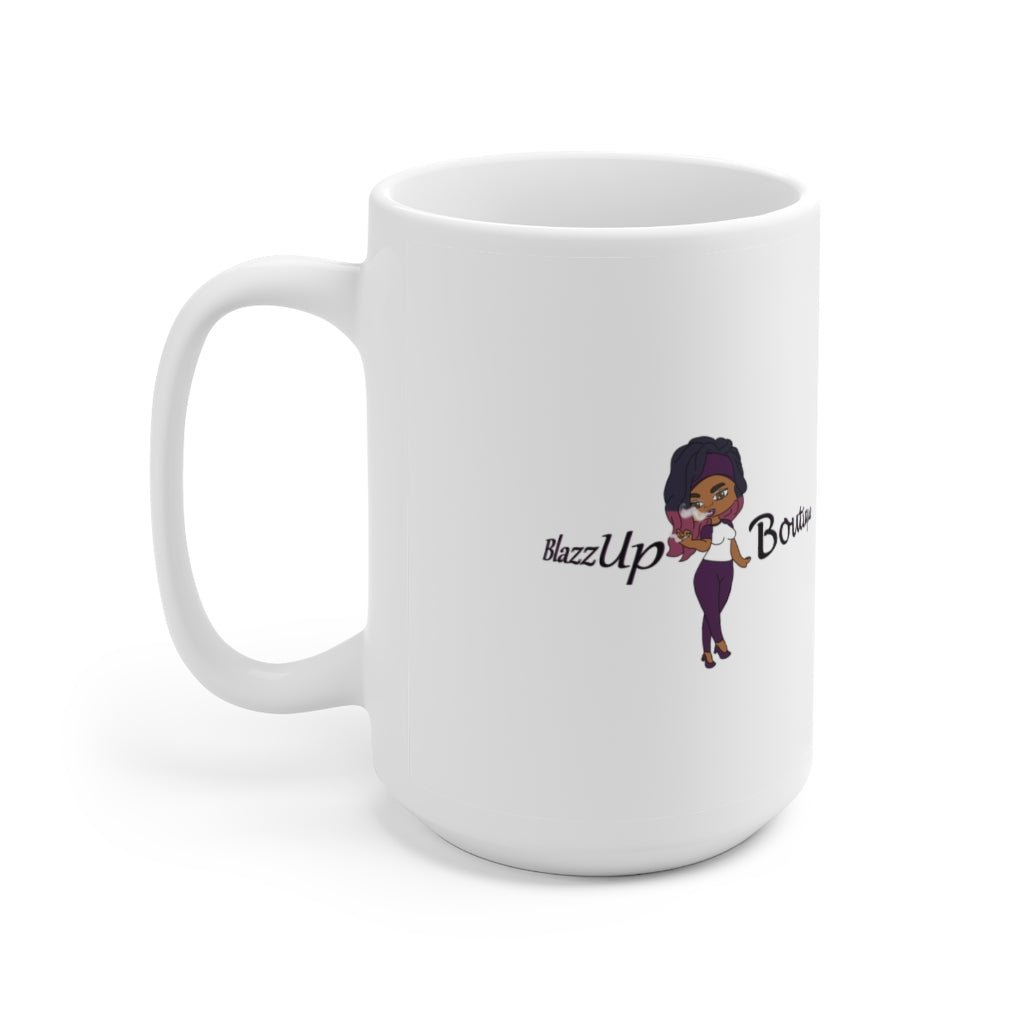 Indica Girl Purple Ceramic Mug 15oz